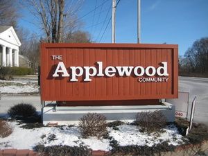 Applewood community sign