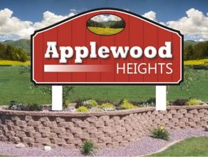 Applewood Heights sign